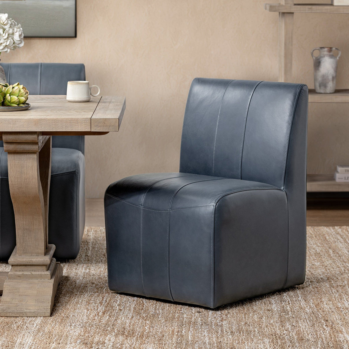 Carsen - Dining Chair, alternate view 7 with top-grain leather
