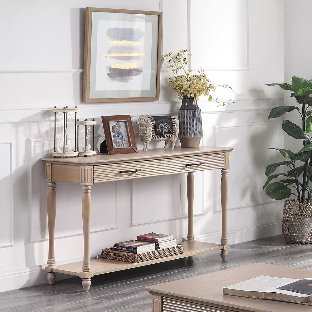 Ariolo - Table, alternate view 2 with wood construction