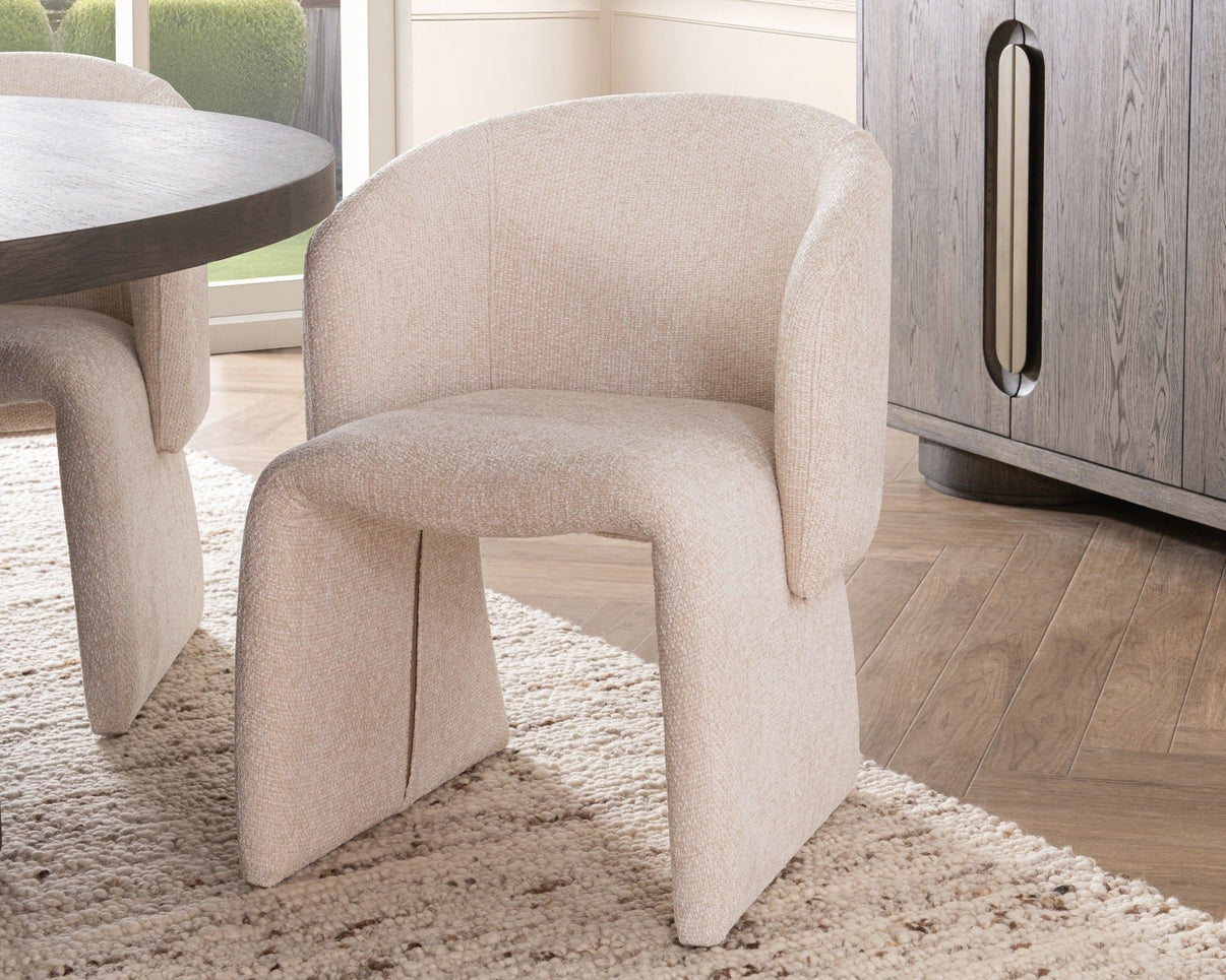 Halstead - Upholstered Dining Chair, alternate view 7 with leather upholstery
