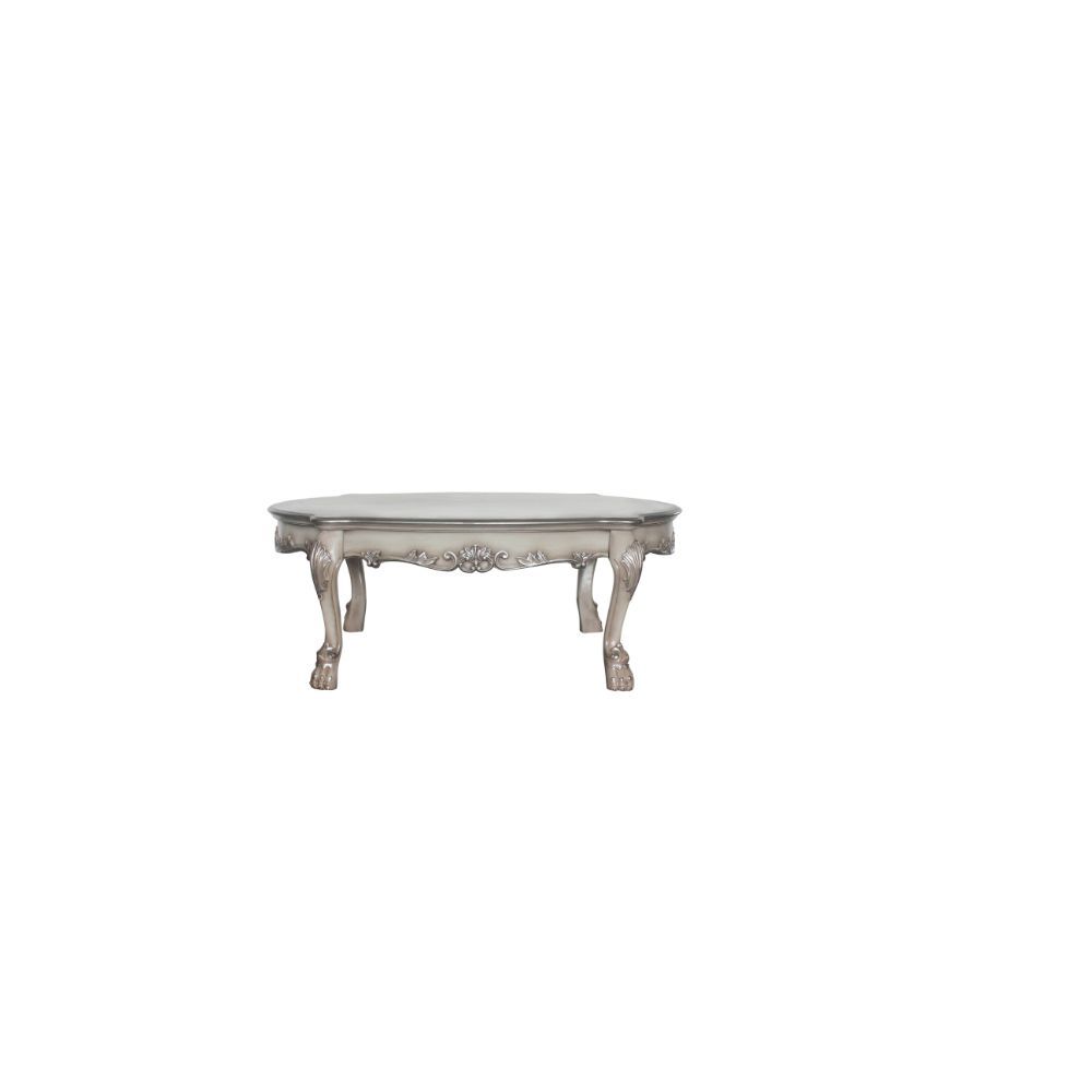 Dresden - Coffee Table - Vintage Bone White, alternate view 5 with wood construction
