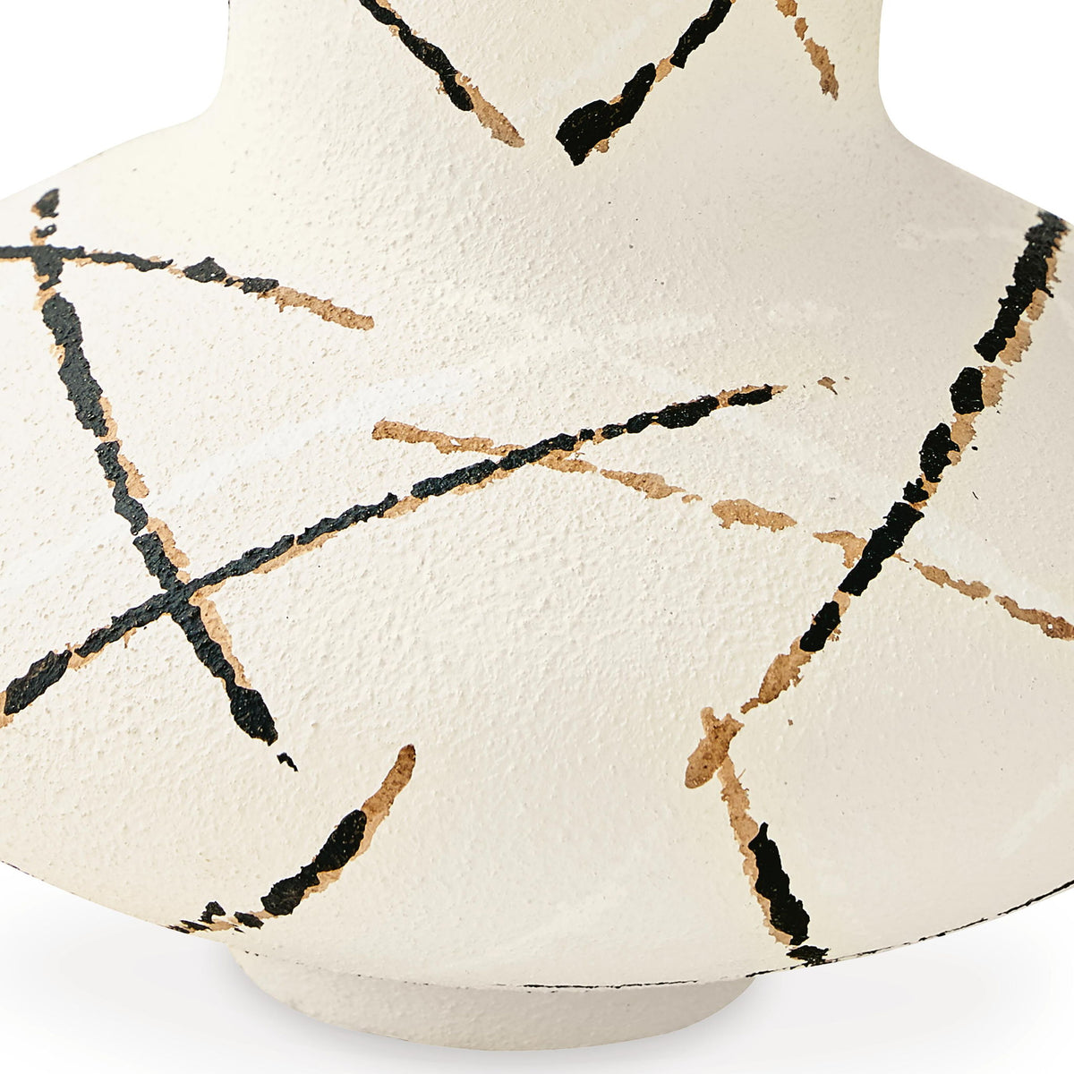 Brockford Vase Cream / Black / Brown, gallery image 4