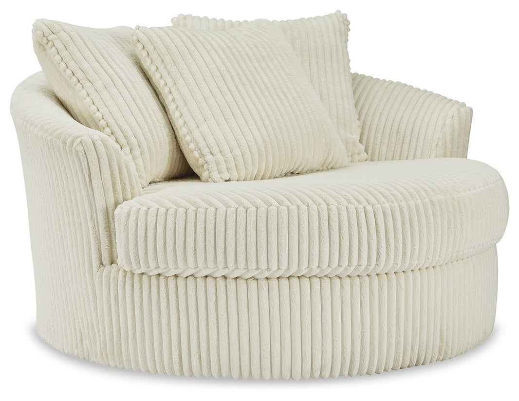 Lindyn - Oversized Swivel Accent Chair, product view
