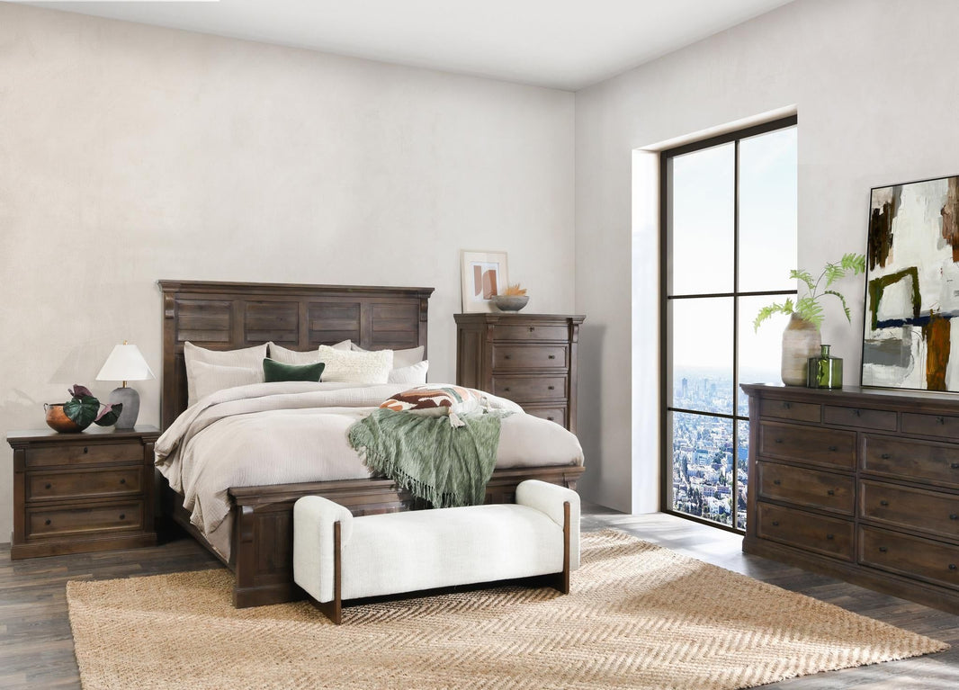 Adelaide - Wood 9 Drawer Dresser - Cocoa Brown, alternate view 2