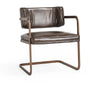 Fonda - Dining Chair, product view with top-grain leather