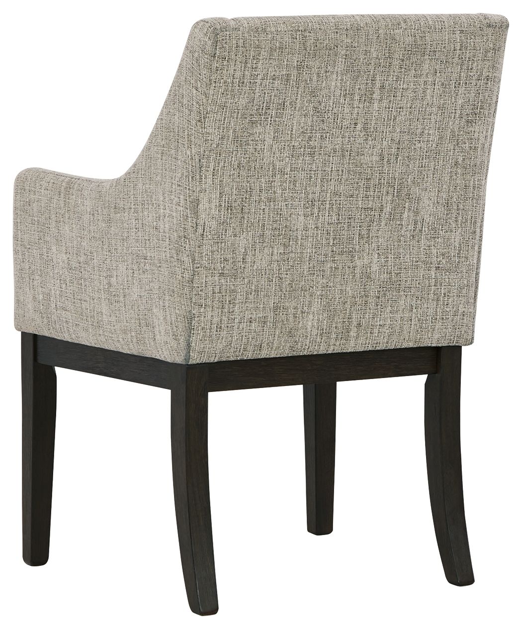 Burkhaus - Dining UPH Arm Chair (Set of 2) - Beige / Dark Brown, alternate view 4 with polyester fabric