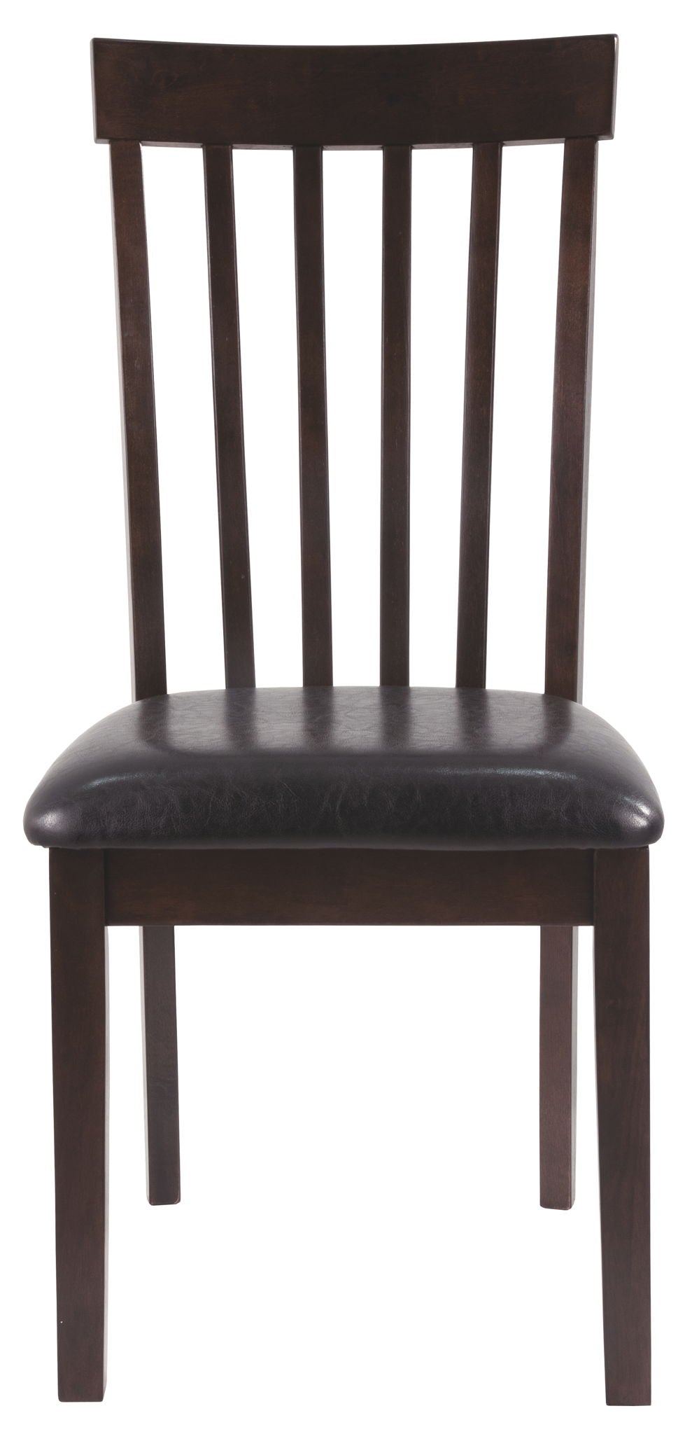 Hammis - Dining UPH Side Chair (Set of 2) - Dark Brown, alternate view 5 with wood construction