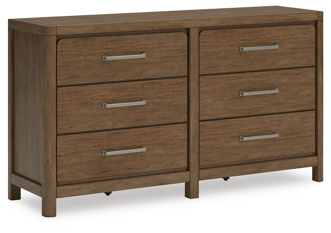 Cabalynn - Dresser - Light Brown, product view with wood construction