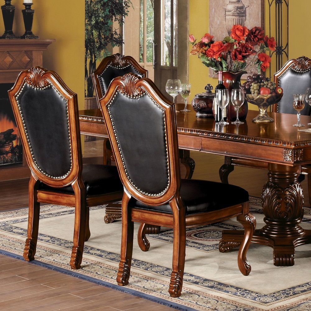 Chateau De Ville - Side Chair (Set of 2), alternate view 5 with leather upholstery
