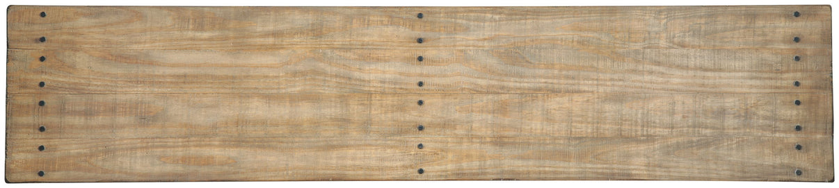 Susandeer - Console Sofa Table - Brown, alternate view 4 with solid wood
