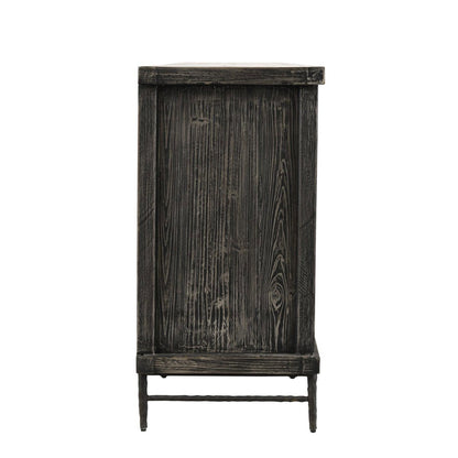 Willmark - 6 Door Iron Leg Sideboard
