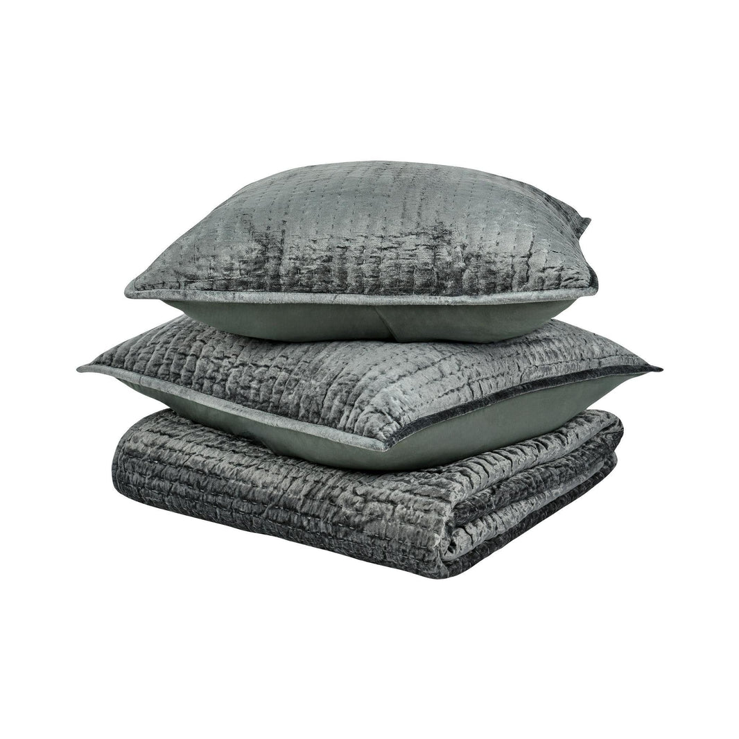 Bari - Velvet Sham - Bay Green