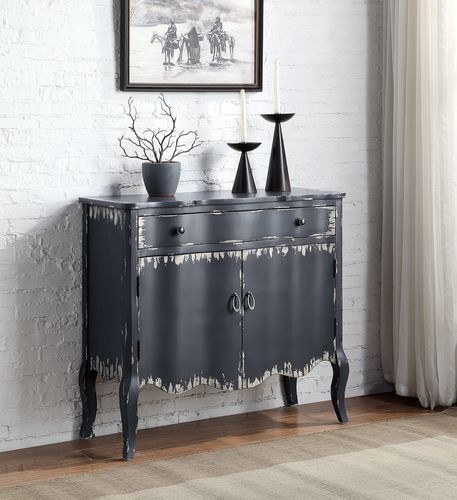Deianira - Console Cabinet - Antique Gray, product view with wood construction