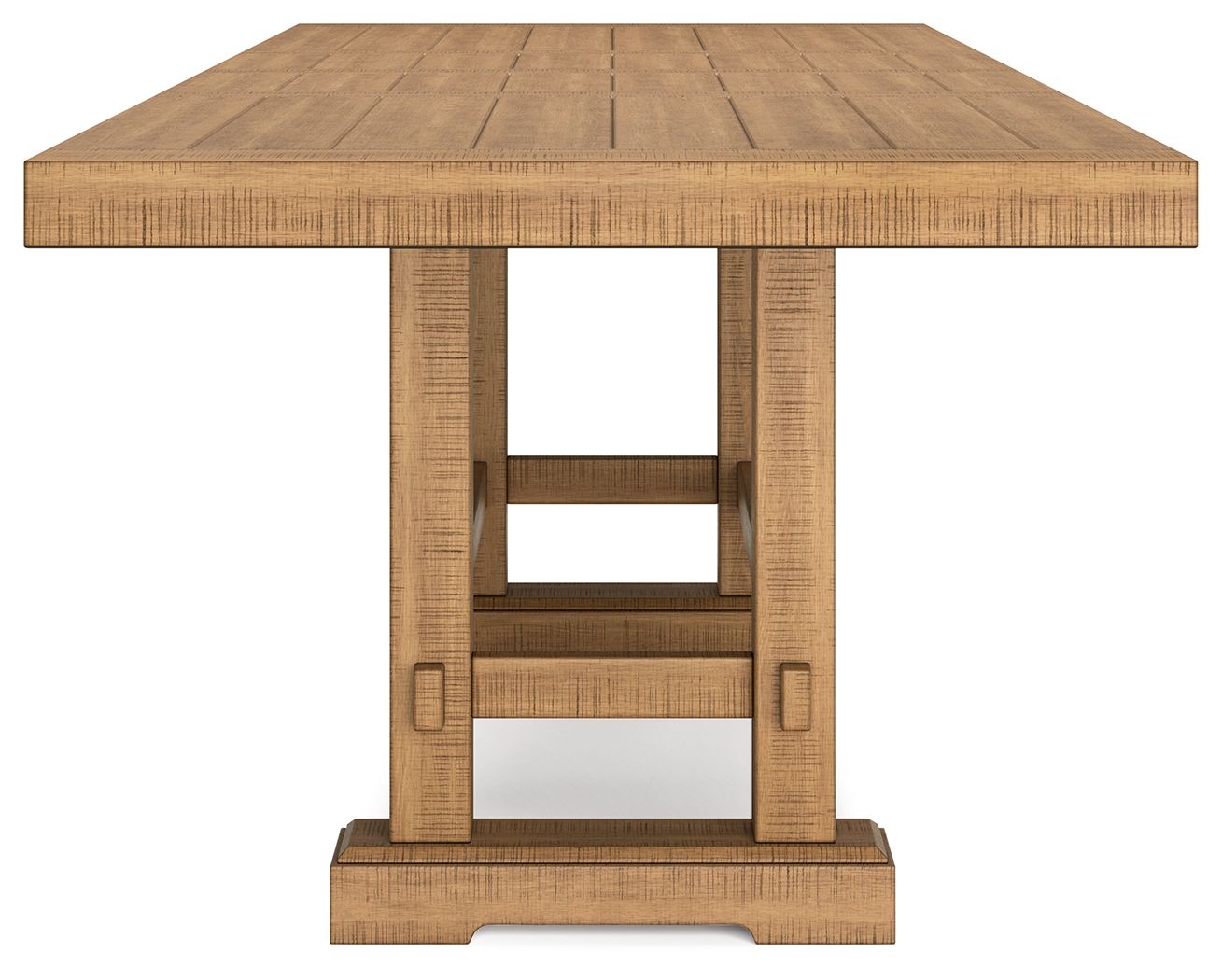 Havonplane - Rectangular Dining Room Counter Extension Table - Brown, alternate view 3 with solid wood