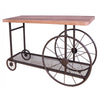 Francie - Living Room Table, alternate view 2 with metal