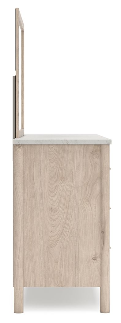 Cadmori - Six Drawer Dresser, alternate view 8 with marble