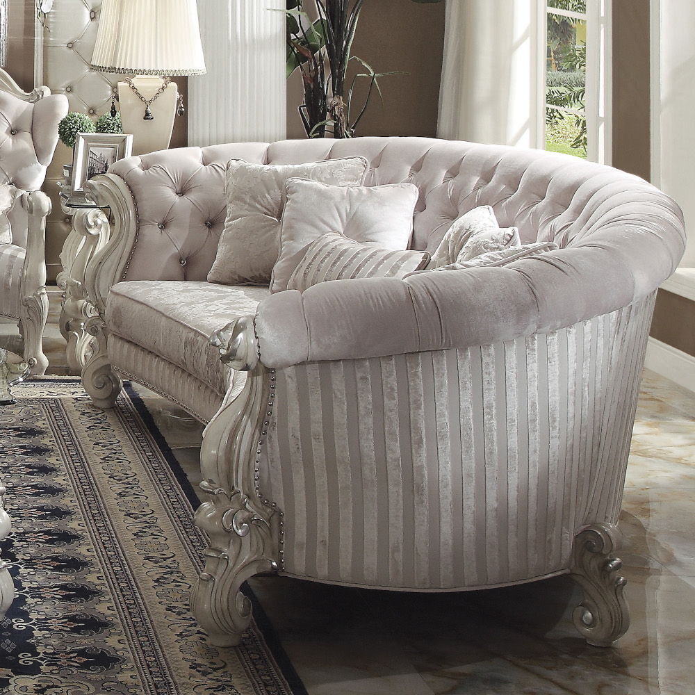 Versailles - Sofa (w/5 Pillows), alternate view 4 with velvet upholstery