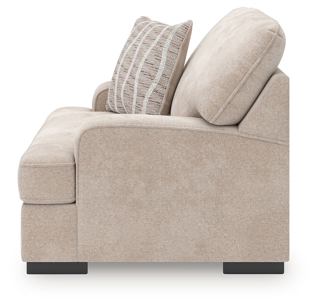 High Profile - Chair and a Half - Taupe, alternate view 3 with polyester fabric