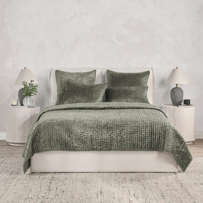 Bari - Velvet Sham - Sage