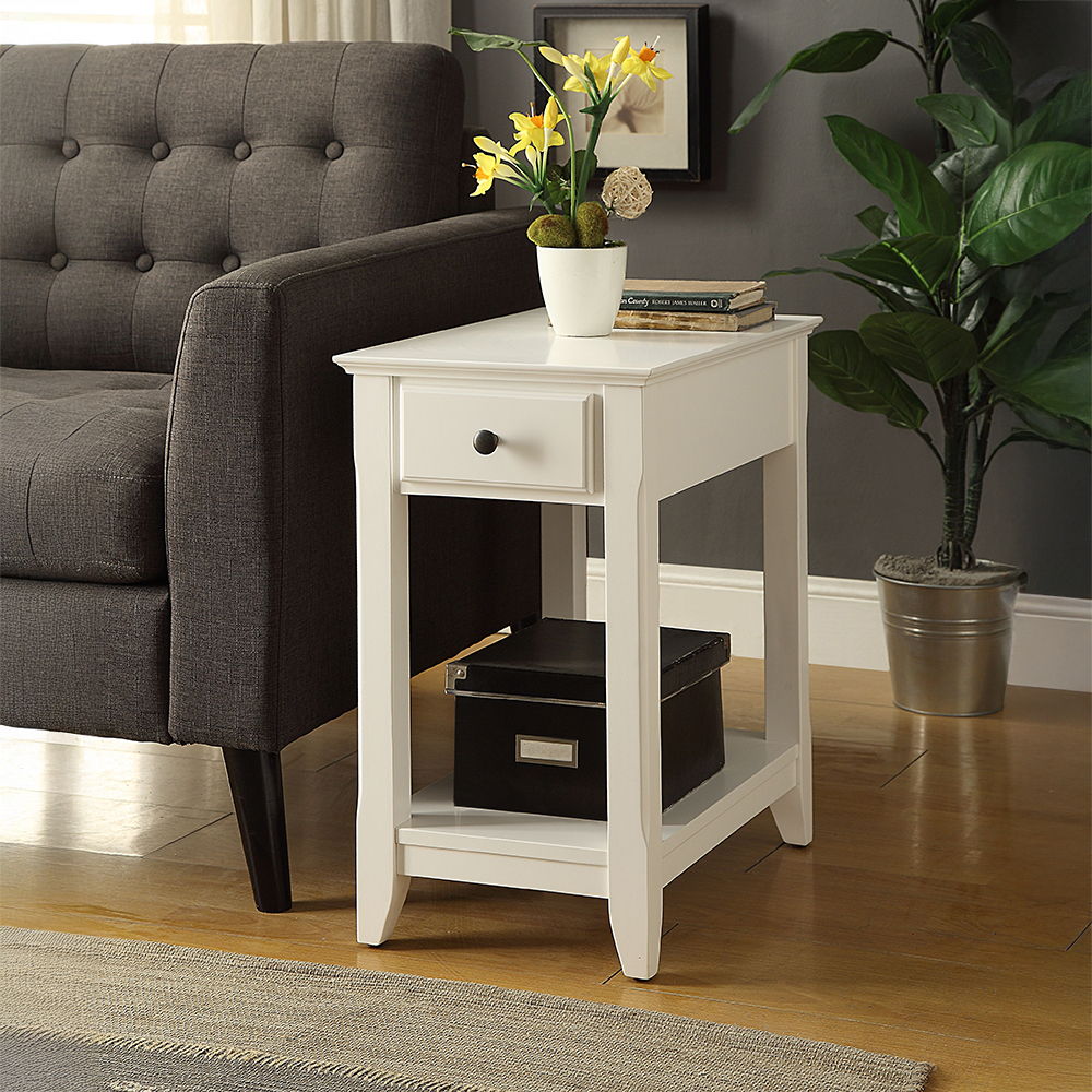 Bertie - Accent Table, alternate view 2 with wood construction