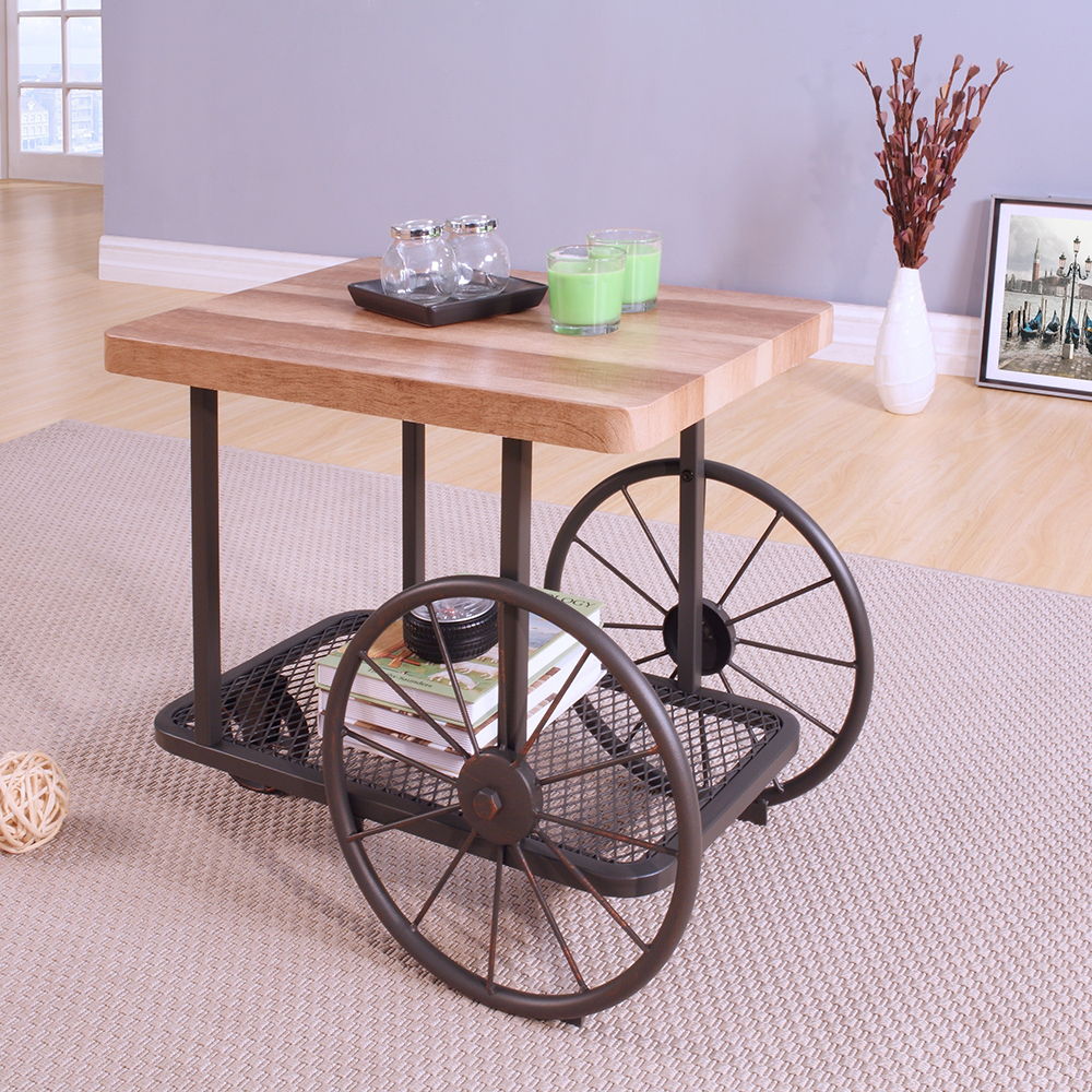 Francie - Living Room Table, alternate view 8 with metal