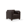 Matias - Chair, product view with leather upholstery