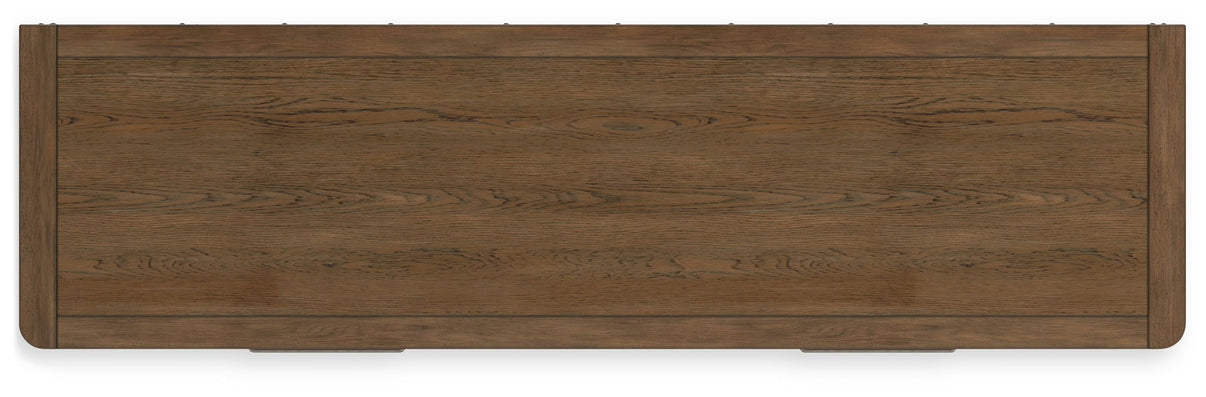 Cabalynn - Dresser - Light Brown, alternate view 3 with wood construction