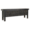 Lahey - 11 Drawer Console Table, alternate view 2 with wood construction