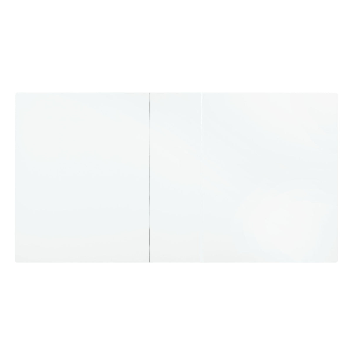 Palton - Dining Table - High Gloss White, alternate view 2 with metal