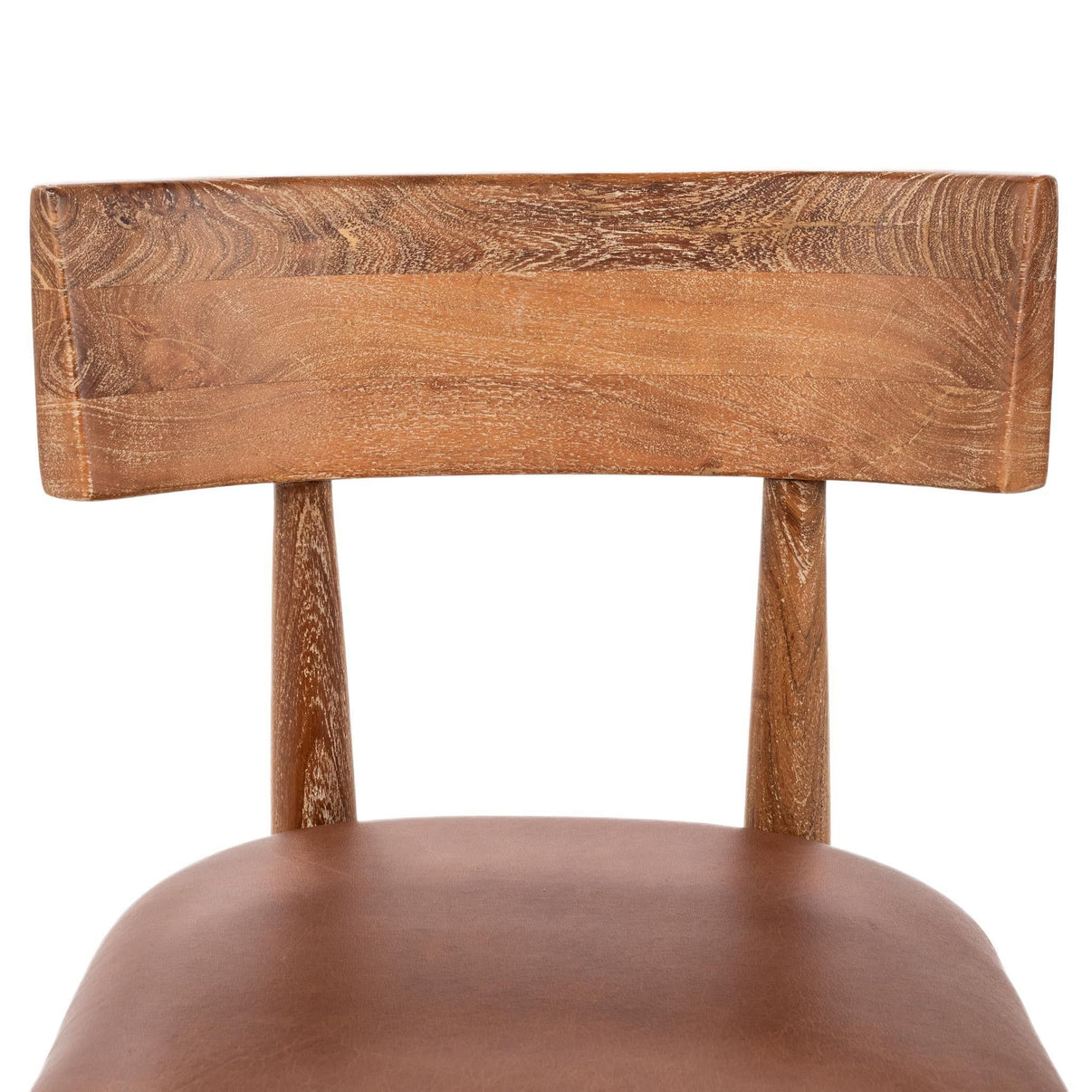 Alvaro - Leather Dining Chair (Set of 2) - Golden Wheat, alternate view 5 with top-grain leather