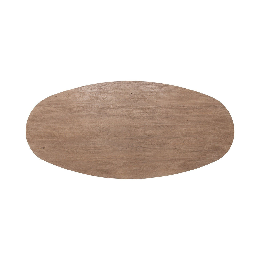 Amra - 94" Dining Table - Sandstone Greige, alternate view 3 with wood construction