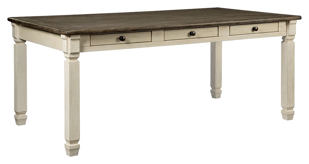 Bolanburg - Rectangular Dining Room Table - Beige, product view with engineered wood