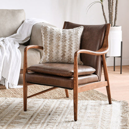 Kiannah - Club Chair, alternate view 10 with top-grain leather