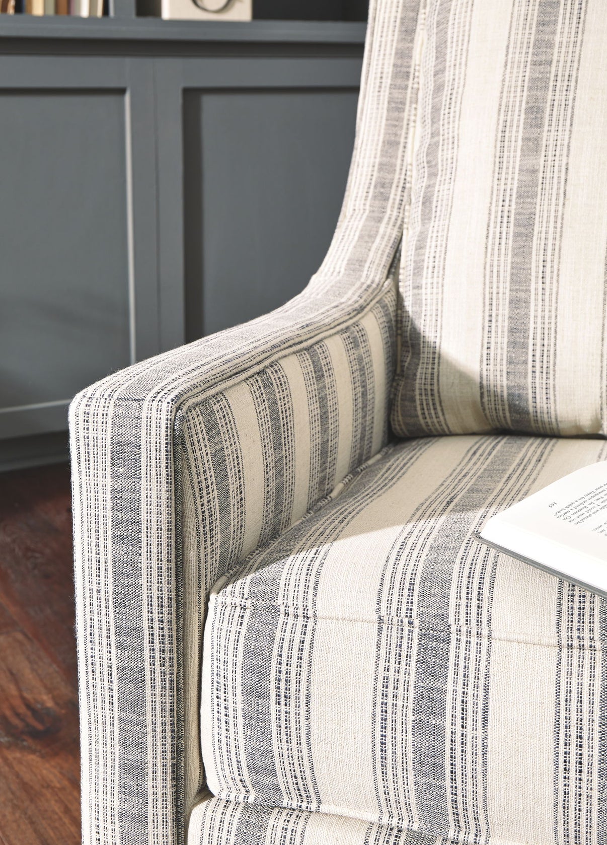 Kambria - Swivel Glider Accent Chair, alternate view 3