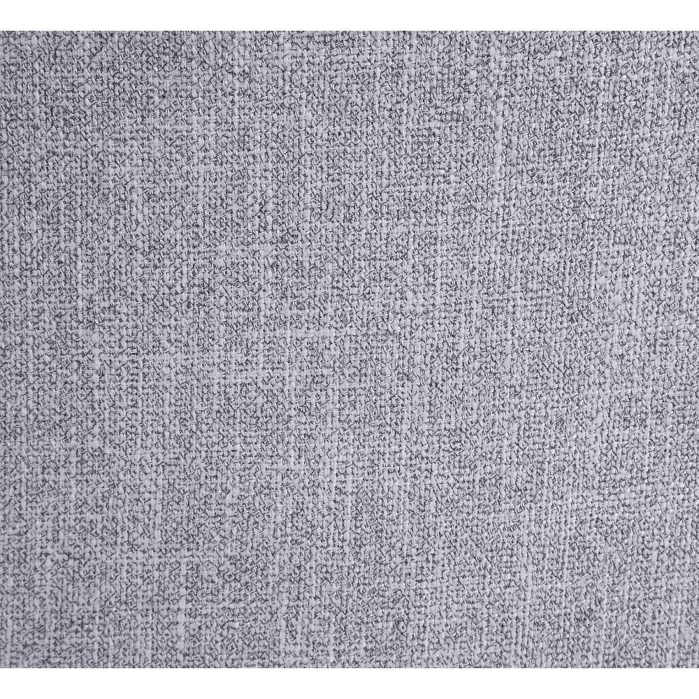 Merel - Side Chair (Set of 2) - Gray Linen & Gray Oak, alternate view 2 with wood construction