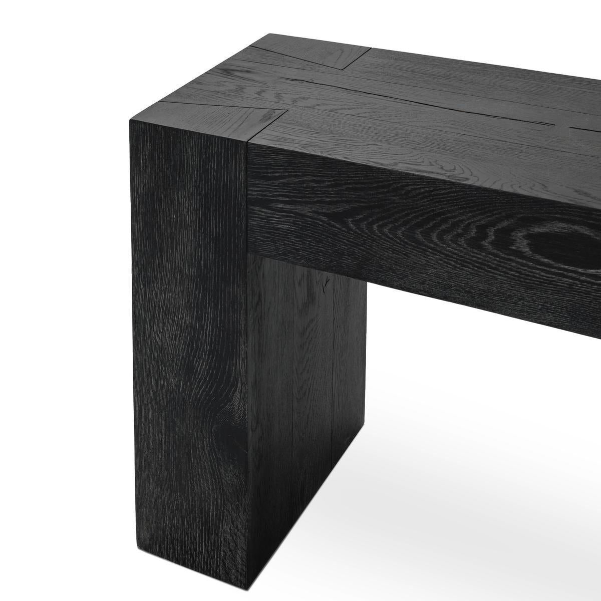 Bristol - Reclaimed Oak Table, alternate view 33 with wood construction
