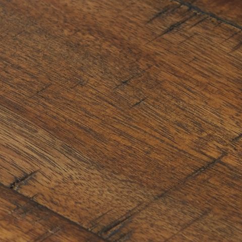Torjin - Long Counter Table - Dark Brown, alternate view 2 with engineered wood