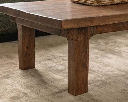Carmel - Reclaimed Wood Rectangle Coffee Table - Earthy Terra, alternate view 4