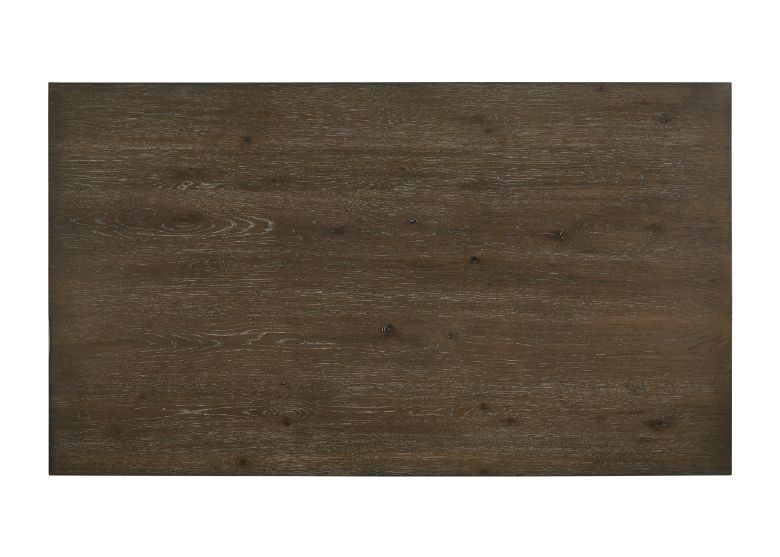 Farren - Dining Table - Weathered Oak, alternate view 3 with wood construction