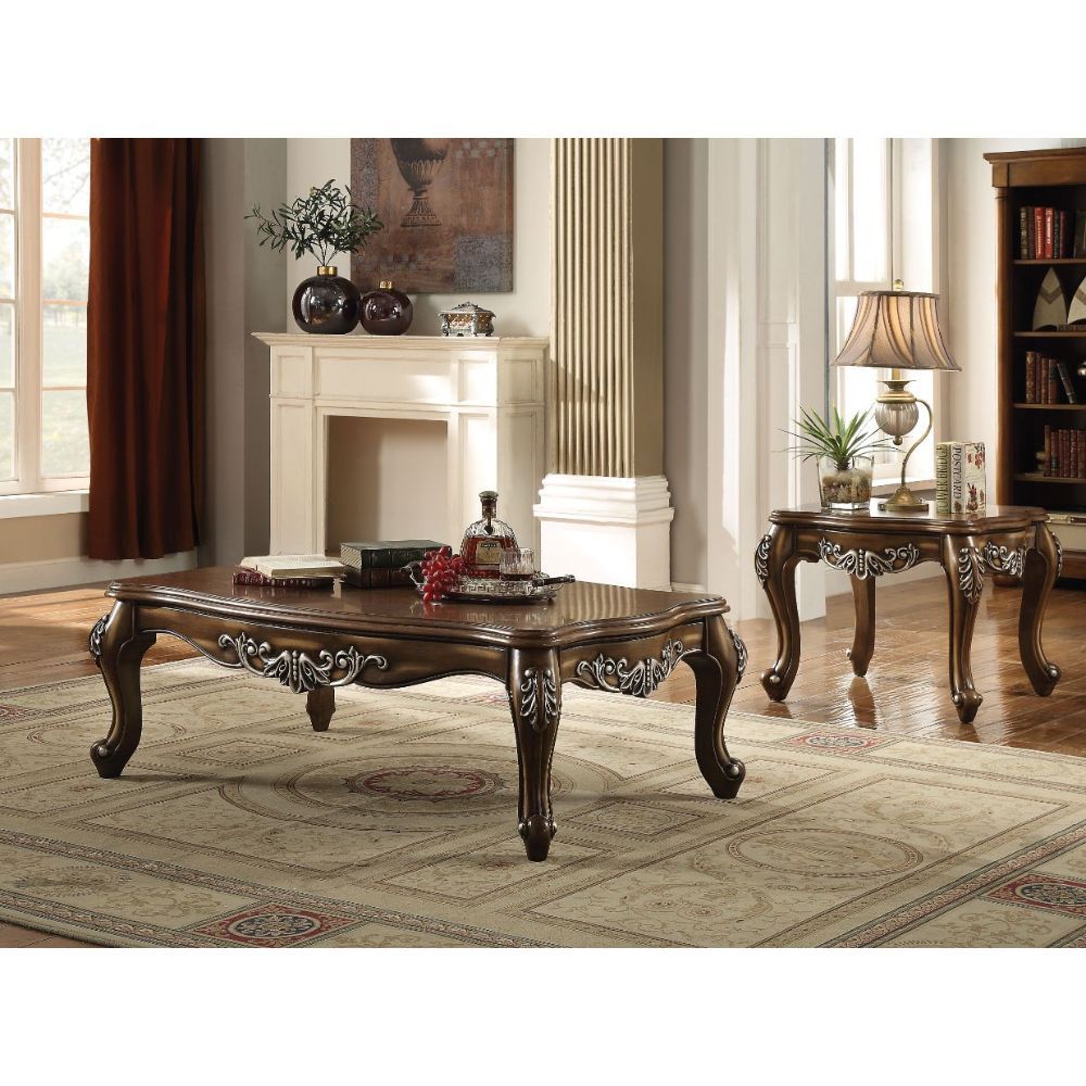 Latisha - Coffee Table, product view with marble