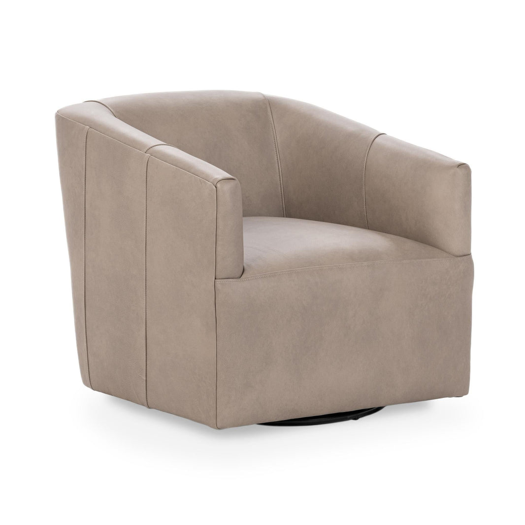 Vernon - Swivel Chair, alternate view 12 with top-grain leather