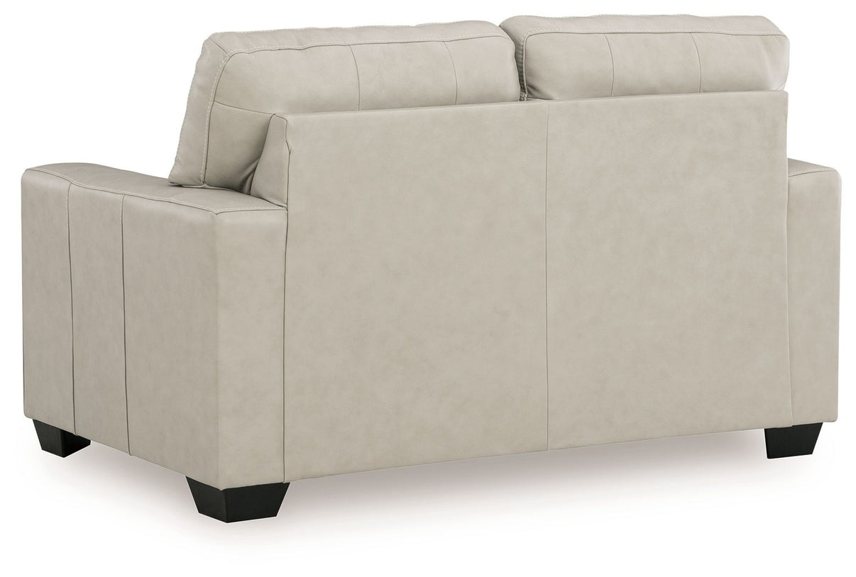 Santorine - Living Room Set, alternate view 13 with faux leather