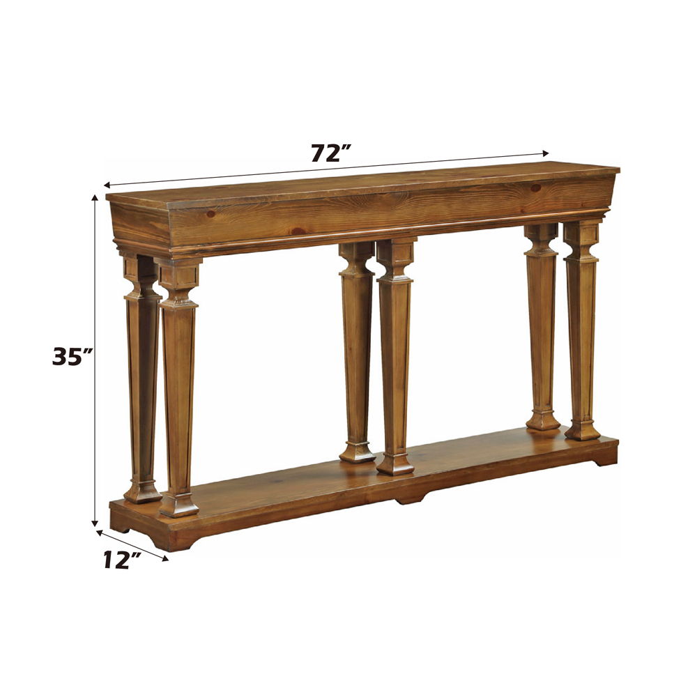 Garrison - Accent Table, alternate view 4 with solid wood