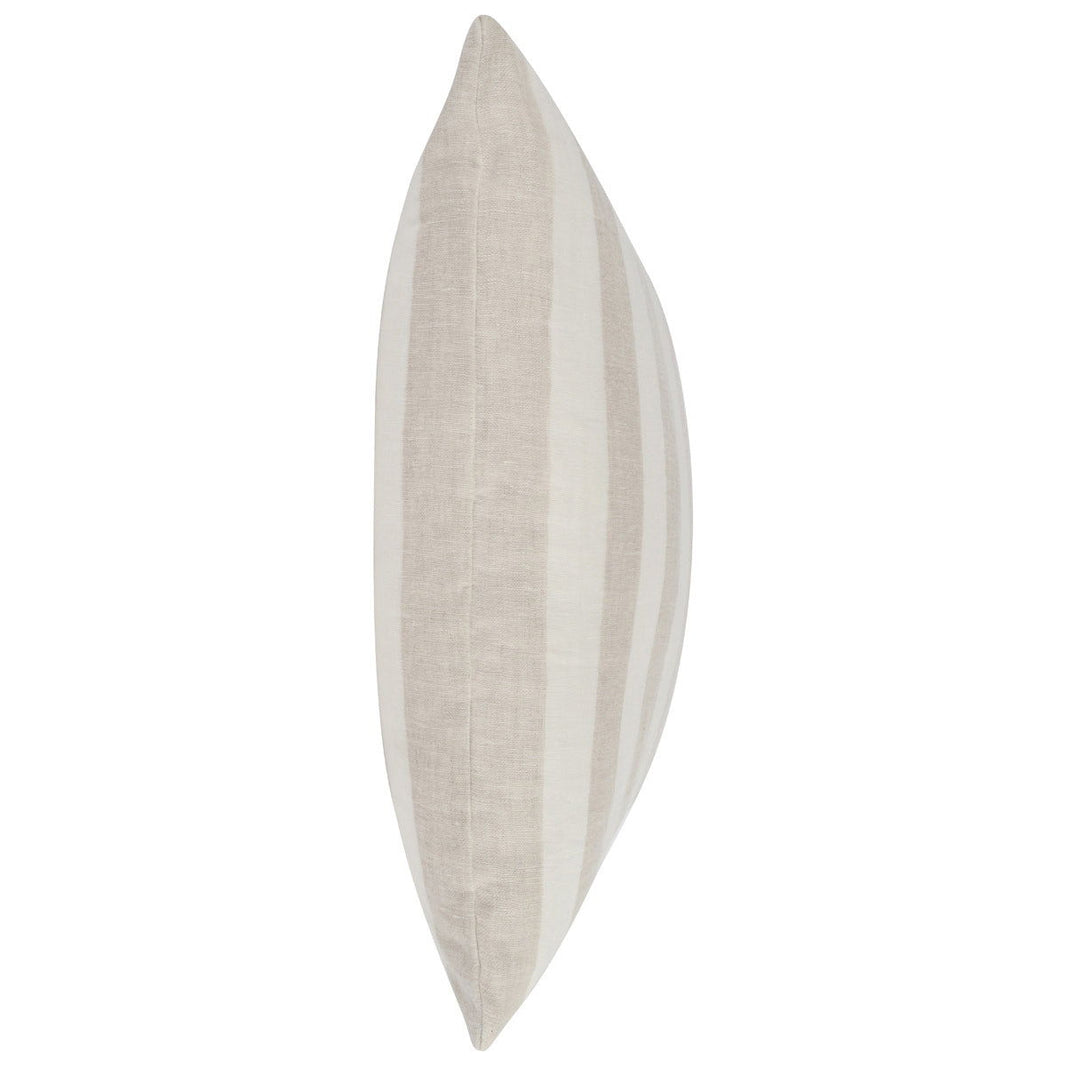 Atwater - Pillow - Ivory / Natural, alternate view 2 with linen fabric