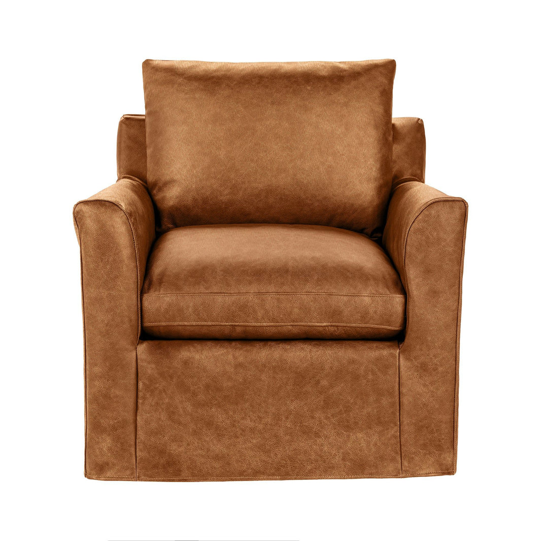 Cassiano - Swivel Chair, alternate view 8 with leather upholstery