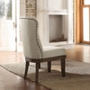 Landon - Side Chair (Set of 2), product view with linen fabric