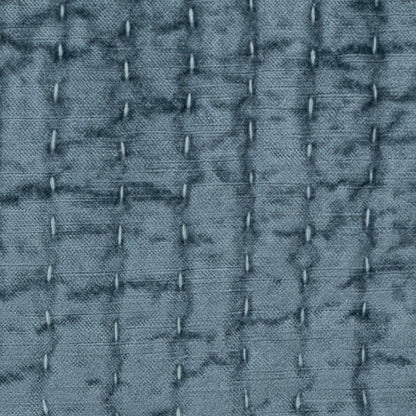 Bari - Velvet Sham - Stone Blue