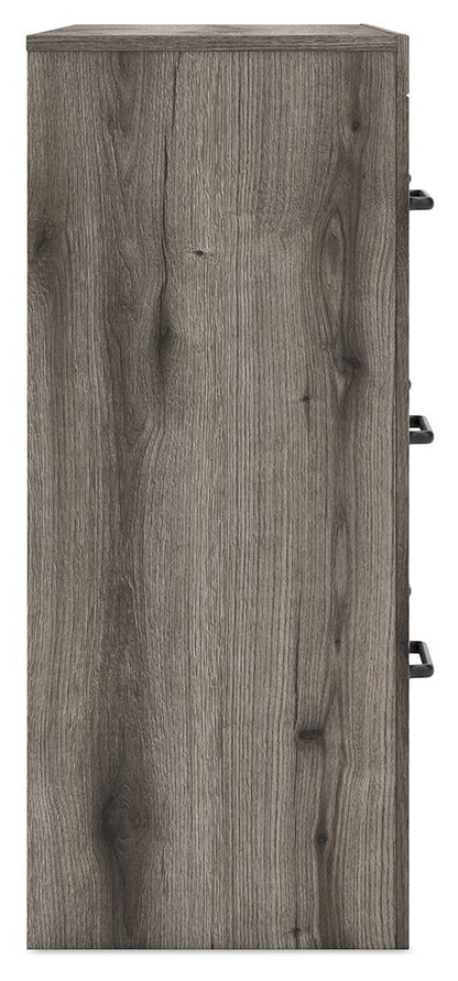 Graystorm - Six Drawer Dresser, alternate view 7 with linen fabric