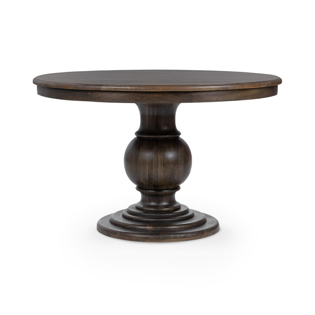 Brookside - Round Dining Table, alternate view 2 with wood construction