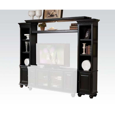 Ferla - Wood Entertainment Center - Black, product view