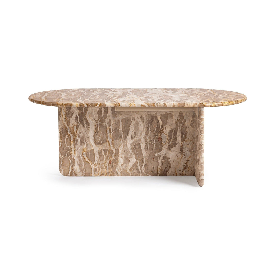 Jaylani - Oval Coffee Table - Desert Drift